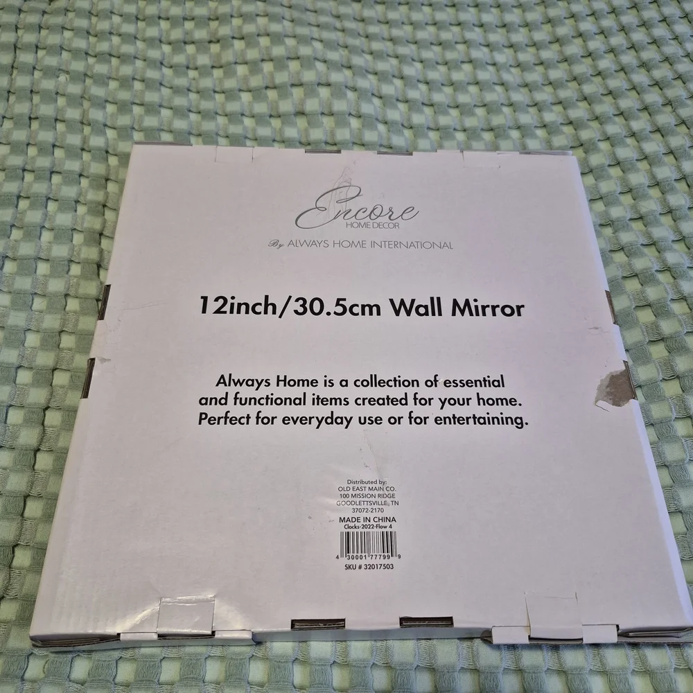 Encore Black and Brown Decorative Wall Mirror